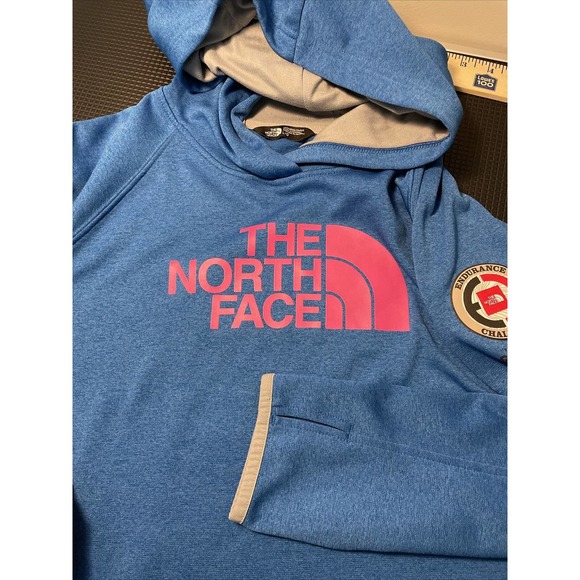 RARE The North Face Endurance Challenge Gore-tex Women Hoodie L Large Blue Pink - Picture 11 of 14